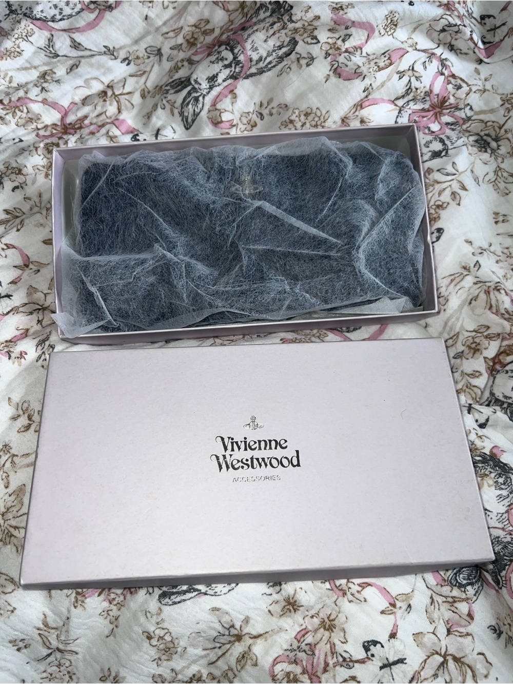Vivienne Westwood navy zip wallet
